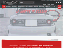 Tablet Screenshot of carbonmiata.com